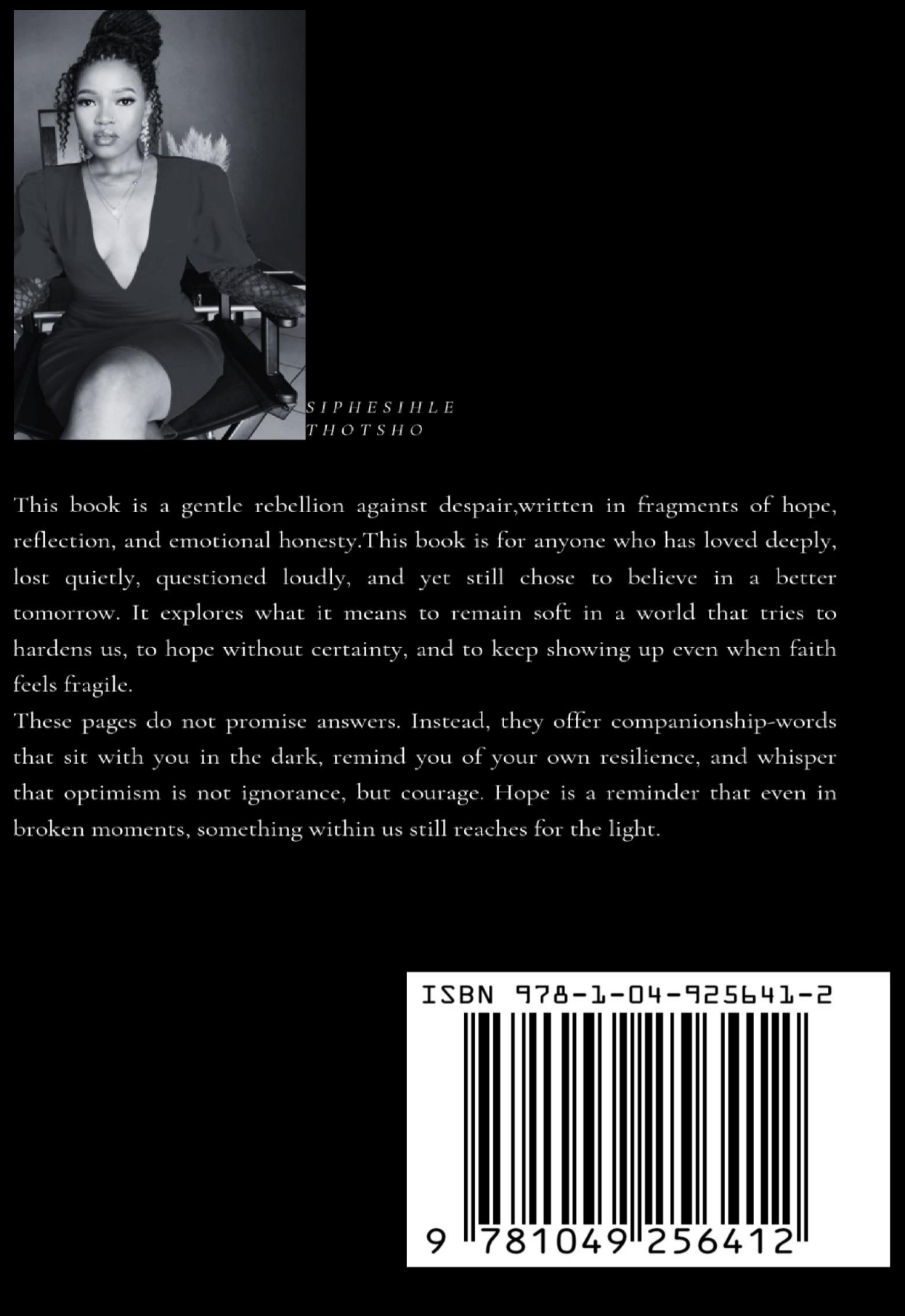 HOPE back cover